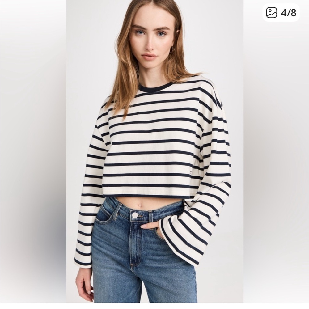 Frame Crop Bell Tee size small